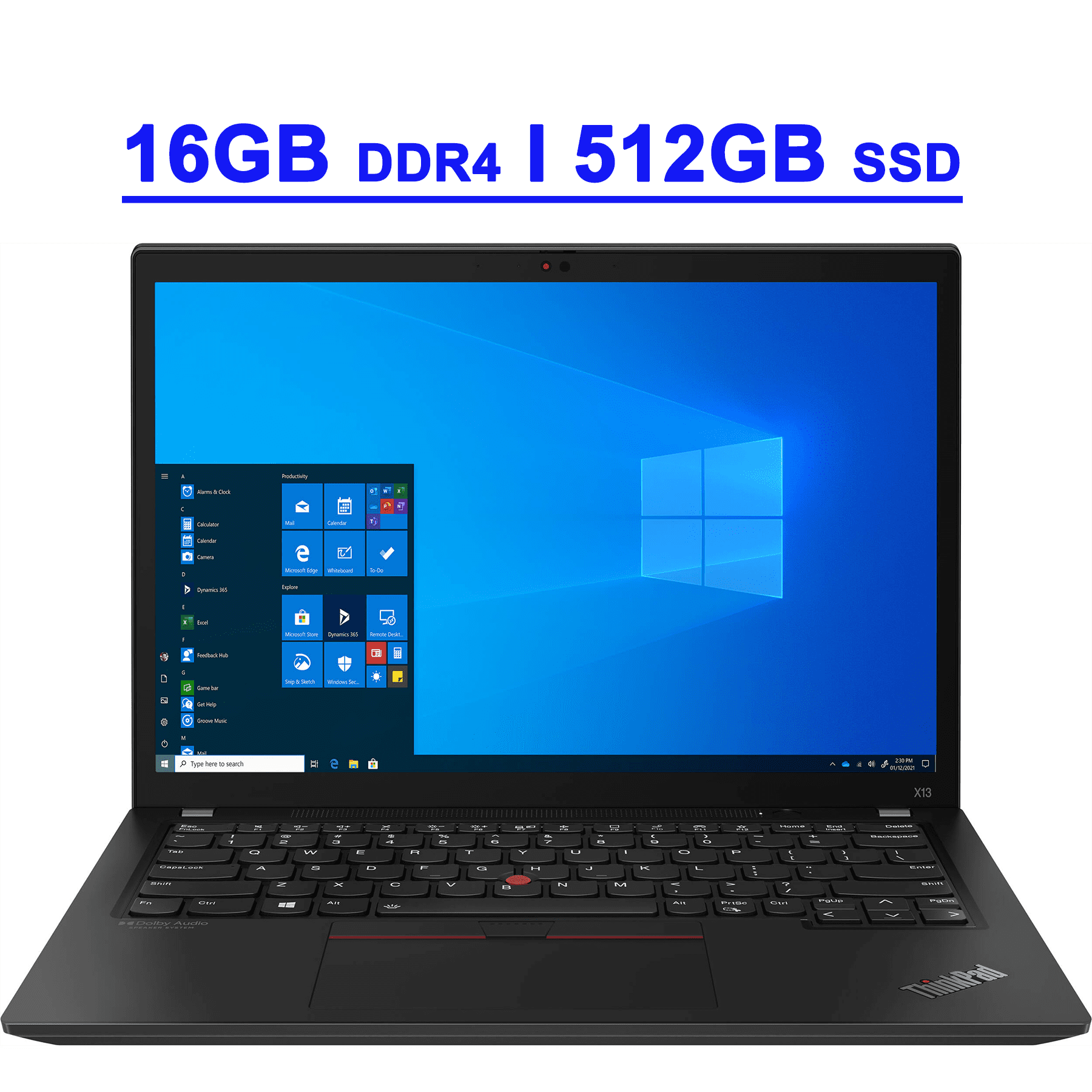 Lenovo ThinkPad X13 Gen 2, 11th Gen Core i5 Processor, 16GB RAM