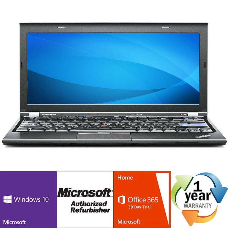 Lenovo ThinkPad X220 i7 2.7GHz 4GB 240SSD Windows 10 Pro 64 Laptop