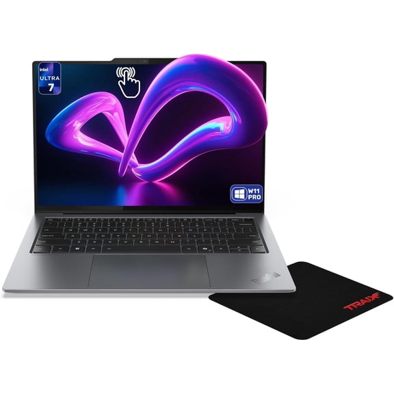 Lenovo ThinkPad X9-14 Aura Gen 1 Laptop, Intel Ultra 7 258V, 32 GB LPDDR5X RAM, 1 TB PCIe SSD, 14" 2.8K (2880x1800) Touchscreen, Backlit Keyboard, W11 Pro, Grey + Traix MousePad