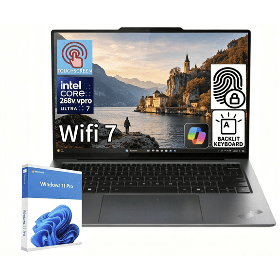 Lenovo ThinkPad X9 14" OLED CoPilot+ PC Notebook Intel Core Ultra 7 268V vPro Processor 32 GB LPDDR5x 1TB SSD Intel Arc Graphics Grey,14" OLED Touch Display WiFi 7 FR Windows 11 Pro