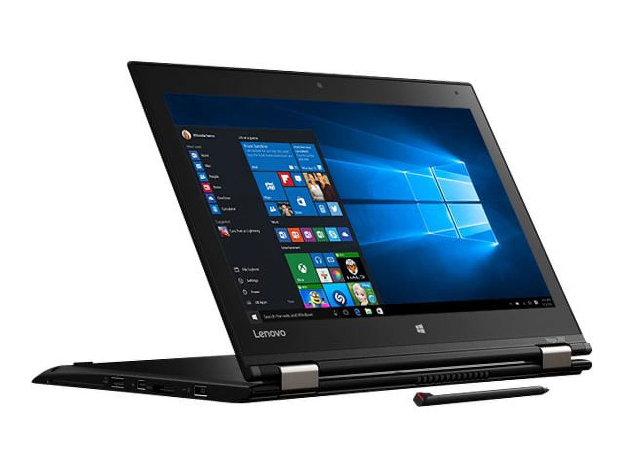 Lenovo ThinkPad Yoga 260 20FD - Ultrabook - Intel Core i5 - 6200U / up to 2.8 GHz - Win 10 Pro 64-bit - HD Graphics 520 - 8 GB RAM - 256 GB SSD TCG Opal Encryption 2 - 12.5" IPS touchscreen 1920 x 1080 (Full HD) - Wi-Fi 5 - midnight black - kbd: US - image 1 of 9