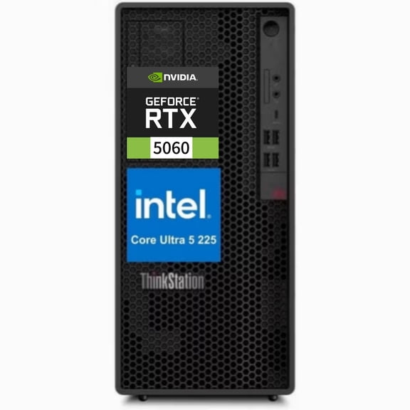 Lenovo ThinkStation P2 Gen 2 Workstation ,Intel Core Ultra 5 225,NVIDIA GeForce RTX 5060,64 GB DDR5 2 TB SSD,,Windows 11 Pro- Tower