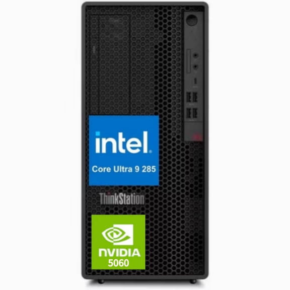 Lenovo ThinkStation P2 Gen 2 Workstation, Intel Core Ultra 9 285 ,GeForce RTX 5060,64GB DDR5, 2TB SSD, Wi-Fi 7, bluetooth,Tower,Windows 11 Pro