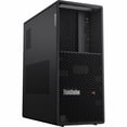 thumbnail image 1 of Lenovo ThinkStation P3 Gen 2 30HT006TUS Workstation - 1 x Intel Core Ultra 9 285 - vPro Technology - 32 GB - 1 TB SSD - Tower - Black - Intel W880 Chip - Windows 11 Pro - 1 x NVIDIA RTX A1000 8 GB ..., 1 of 12