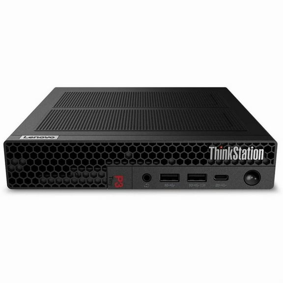 Lenovo ThinkStation P3 Gen 2 30K5004PUS Workstation, 1 x Intel Core Ultra 7 2nd Gen 265, vPro Technology, 16 GB, 512 GB SSD, Tiny, Black