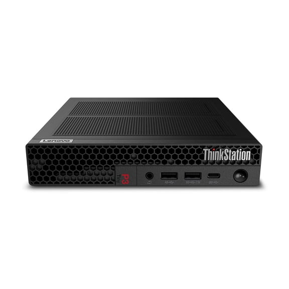 Lenovo ThinkStation P3 Gen 2 30K6000VUS Workstation, Tiny Core Ultra 9 285 vPro, up to 5.4 GHz ,64GB DDR5 RAM 1TB SSD,NVIDIA RTX A1000 8GB GDDR6, Wi-Fi, Bluetooth 5.4,Win 11 Pro black