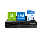 Lenovo ThinkStation P3 Tiny Gen 2 Workstation: Intel Core Ultra 7 265 vPro Processor, 16GB DDR5 RAM, 512GB PCIe SSD, WiFi 7, Windows 11 Pro