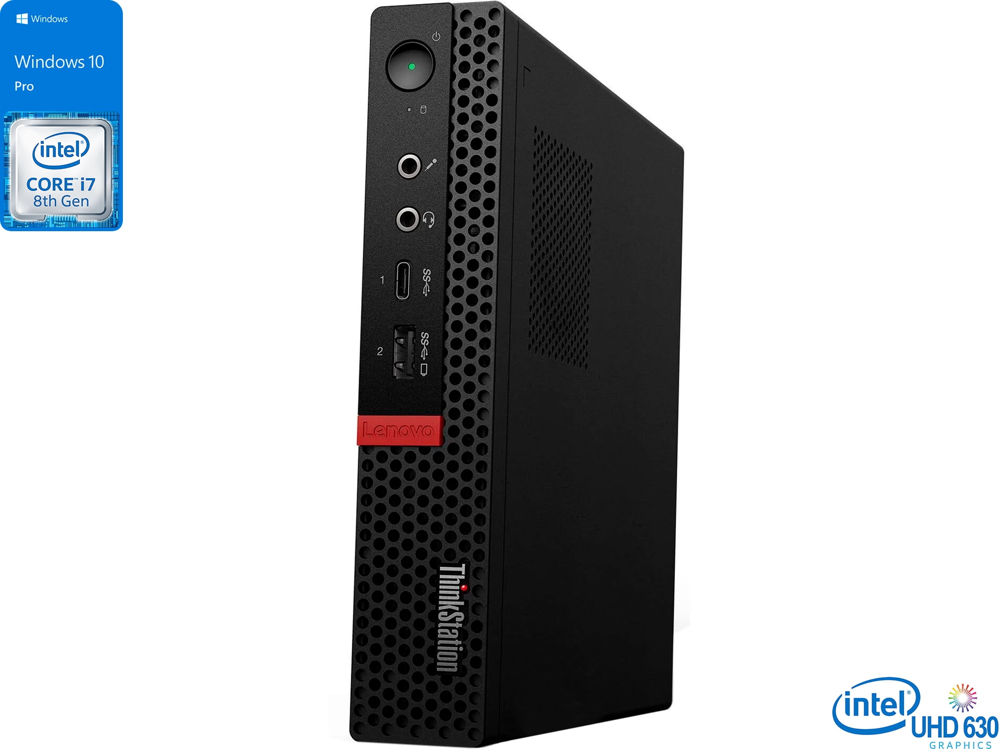 Lenovo ThinkStation P330 Mini PC, Intel Core i7-8700 Upto 4.6GHz, 16GB RAM,  512GB NVMe SSD, HDMI, DisplayPort, Wi-Fi, Bluetooth, Windows 10 Pro