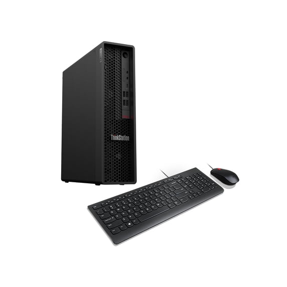 Lenovo ThinkStation P340 SFF Business Mini Desktop (Intel i7-10700 8-Core, 32GB RAM, 2TB HDD (3.5), T1000 4GB, RJ-45, Display Port, SD Card, Black, Win 10 Pro)