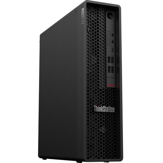 Lenovo ThinkStation P340 SFF Home & Business Desktop (Intel i7-10700 8-Core, Intel UHD 630, 32GB RAM, 256GB PCIe SSD + 1TB HDD (3.5), USB 3.2, Display Port, SD Card, Optical Drive, Win 10 Pro)