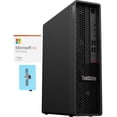thumbnail image 1 of Lenovo ThinkStation P340 SFF Home & Business Desktop (Intel i7-10700 8-Core, Intel UHD 630, 32GB RAM, 2TB PCIe SSD, USB 3.2, Display Port, SD Card, Win 10 Pro) with Microsoft 365 Personal , Hub, 1 of 7