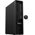 thumbnail image 1 of Lenovo ThinkStation P340 SFF Home/Business Mini Desktop (Intel i5-10500 6-Core, Intel UHD 630, 128GB RAM, 1TB PCIe SSD + 3TB HDD (3.5), USB 3.2, Win 10 Pro) with 120W G4 Dock, 1 of 7