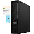 thumbnail image 1 of Lenovo ThinkStation P340 SFF Home/Business Mini Desktop (Intel i5-10500 6-Core, Intel UHD 630, 32GB RAM, 512GB PCIe SSD + 6TB HDD (3.5), Win 10 Pro) with Microsoft 365 Personal , Dockztorm Hub, 1 of 7