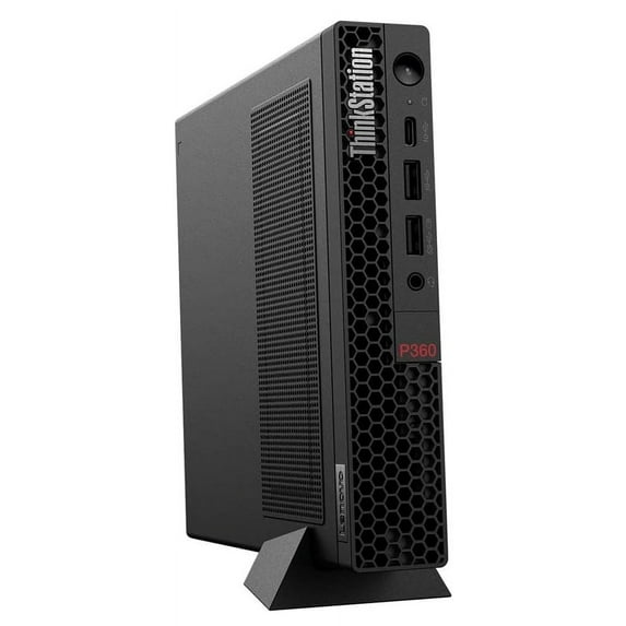 Lenovo ThinkStation P360 Tiny Business Desktop (12-Core Intel i7-12700T, 16GB DDR5 4800MHz RAM, 4TB PCIe SSD, NVIDIA T400 4GB, WiFi 6, Bluetooth 5.2, RJ-45, Win 10 Pro)