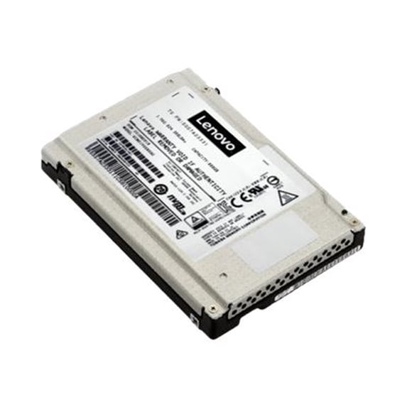 Lenovo ThinkSystem CM5-R Entry - SSD - encrypted - 7.68 TB - hot-swap - 2.5" - U.2 PCIe 3.0 x4 (NVMe) - 256-bit AES - Self-Encrypting Drive (SED), TCG Opal Encryption 2.01 - for ThinkSystem SD530 7X21 (2.5")