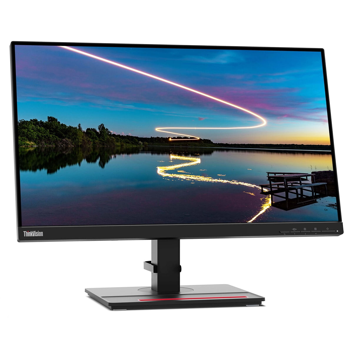 Lenovo ThinkVision T24m-20 24" Class Full HD LED Monitor - 16:9 - Raven Black - 23.8" Viewable - In-plane Switching (IPS) Technology - WLED Backlight - 1920 x 1080 - 16.7 Million Colors - 250 Nit -...