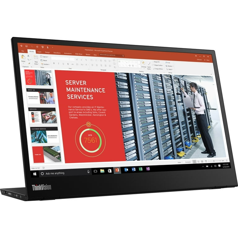 Lenovo ThinkVision M14 Monitor - 14 Lenovo ThinkVision M14 Monitor - 14