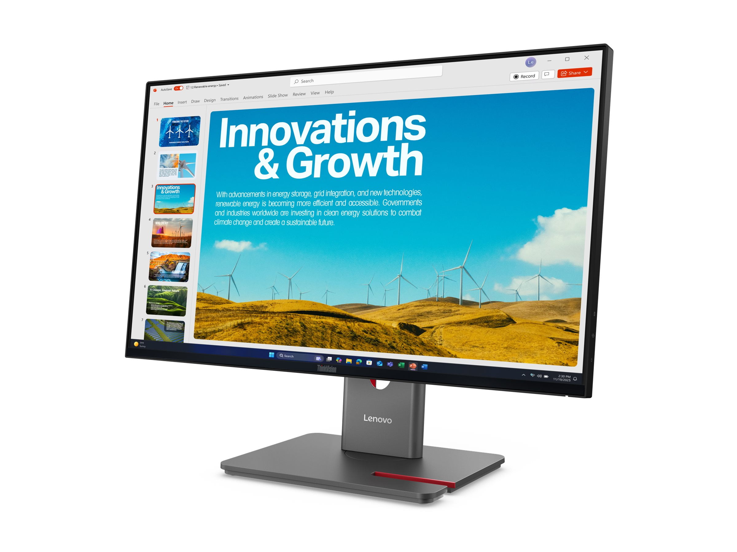 Lenovo ThinkVision P24QD-40 24" Class Webcam WQHD LED Monitor - 16:9 - Eclipse Black - 23.8" Viewable - In-plane Switching (IPS) Technology - WLED Backlight - 2560 x 1440 - 16.7 Million Colors - 30...