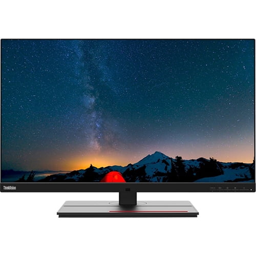 Lenovo, ThinkVision, P27u-20, 4K UHD WLED LCD Monitor, Touchscreen, Raven Black/27", 1, 1, 1