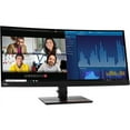 thumbnail image 1 of Lenovo ThinkVision P34W-20 34" UW-QHD Curved Screen WLED LCD Monitor - 21:9 - Raven Black (62dcrar3us), 1 of 4