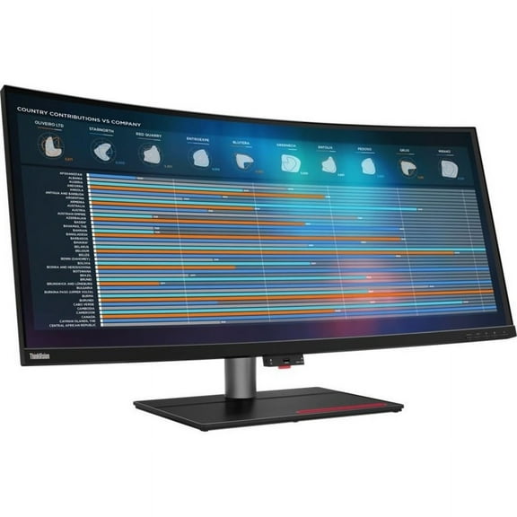 Lenovo ThinkVision P40w-20 39.7" 21:9 5K2K WUHD Curved IPS WLED LCD Monitor, Raven Black