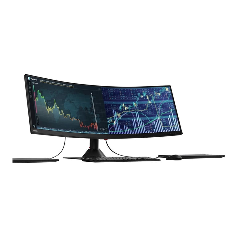Lenovo ThinkVision P44w-10 - LED monitor - 43.4