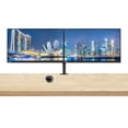 thumbnail image 1 of Lenovo ThinkVision S24e-20 23.8" Full HD 1920 x 1080 WLED LCD Monitor 2-Pack Bundle with Mini Speaker, 250 Nit, FreeSync, HDMI-VGA, Raven Black, & Adjustable Desk Mount Monitor Stand, 1 of 8