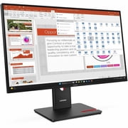 Lenovo ThinkVision T27-40 27" Class Full HD LED Monitor - 169 - Eclipse Black - 27" Viewable - In-plane Switching IPS Technology - WLED Backlight - 1920 x 1080 - 16.7 Million Colors - 300 Nit - ...