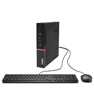 Pre-Owned Lenovo Thinkcentre M700 Tiny Form Factor (MFF) Desktop, Intel 6th Gen Core i5-6500T, 8GB RAM, 256 GB SSD, Intel HD Graphics 530, Windows 10 Pro