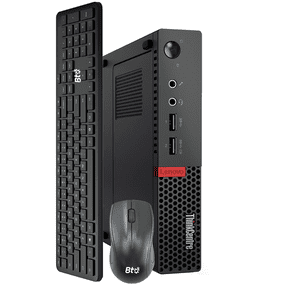 Lenovo Thinkcentre M910Q Tiny Form Desktop Computer PC, 3.20 GHz Intel i5 Quad Core Gen 6, 8GB DDR4 RAM, 240GB SSD Hard Drive, Windows 11 Professional 64Bit