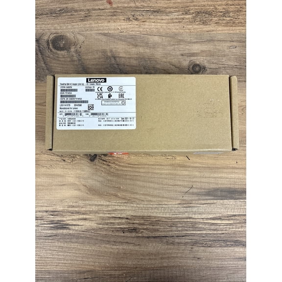 Lenovo Thinkpad 65w slim tip ac adapter for select Thinkpad notebooks