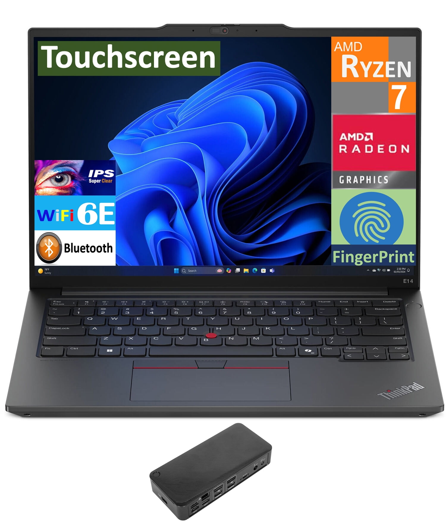 Lenovo Thinkpad E14 G6 Business Laptop 14.0in IPS WUXGA Display