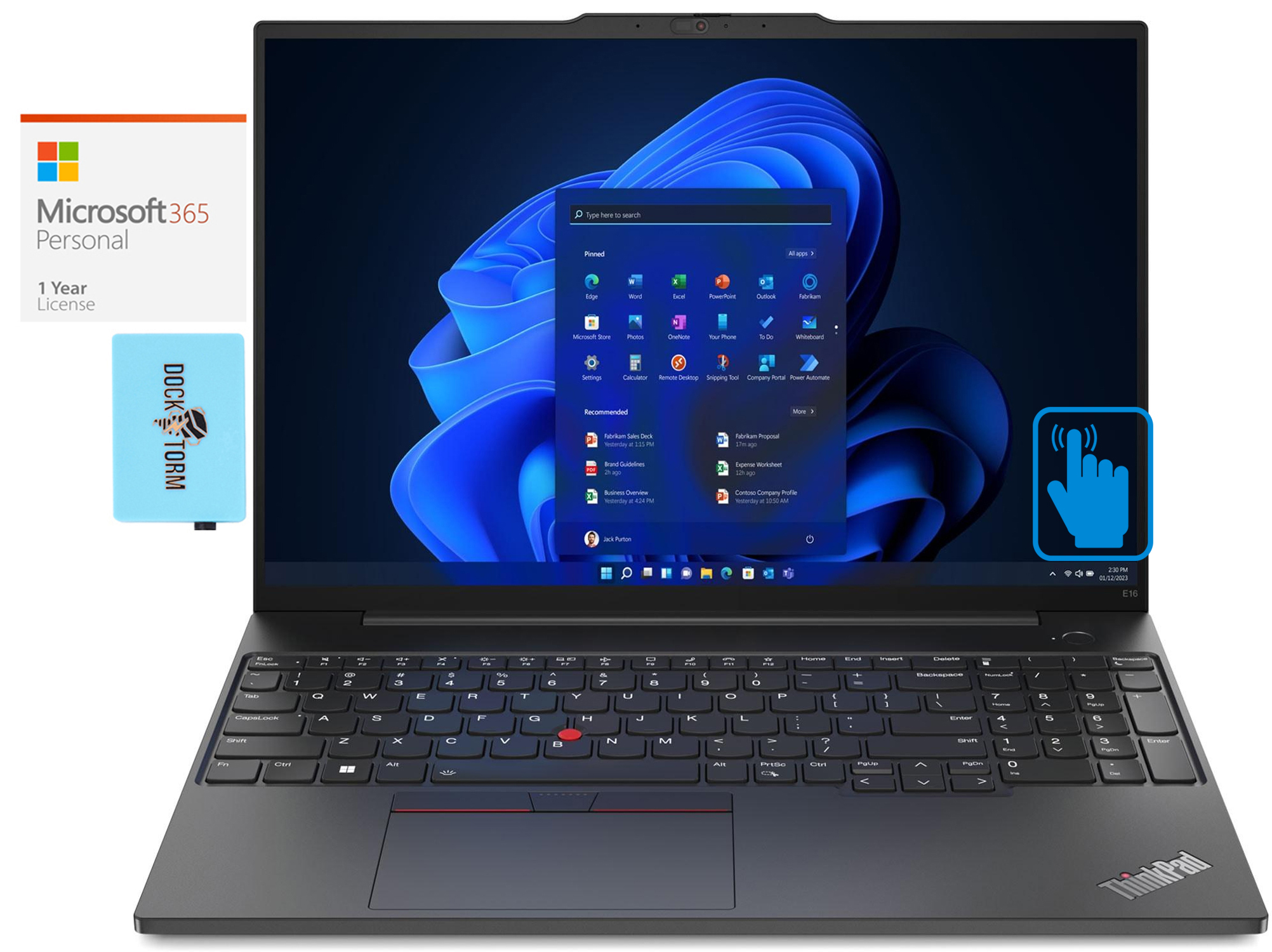 Lenovo Thinkpad E16 Gen 1 Home/Business Laptop (Intel i5-1335U 10-Core ...
