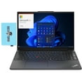 thumbnail image 1 of Lenovo Thinkpad E16 Gen 2 Home/Business Laptop (AMD Ryzen 5 7535U 6-Core, 16.0in 60 Hz 8GB DDR5 4800MHz RAM, 2TB PCIe SSD, Backlit KB, Win 10 Home) with Microsoft 365 Personal , Dockztorm Hub, 1 of 7