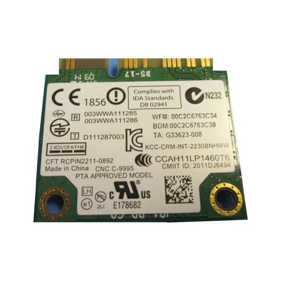 Lenovo Thinkpad Edge E530 Intel 2230BNHMW Wi-Fi Bluetooth Card 04W3765