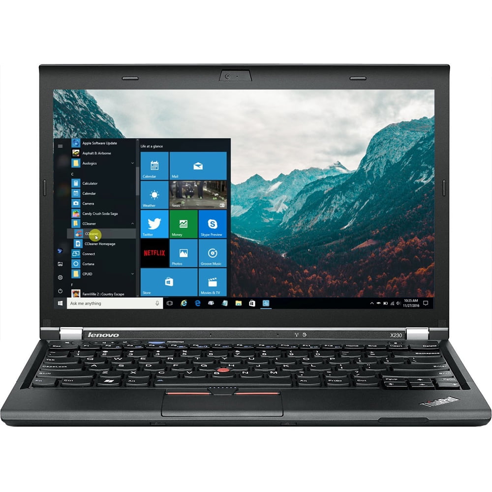 Lenovo Thinkpad X230 12.5 USED Laptop - Intel Core i5 3320M 3rd Gen 2.6  GHz 8GB 500GB HDD Windows 10 Pro 64-Bit - Webcam, Grade B 