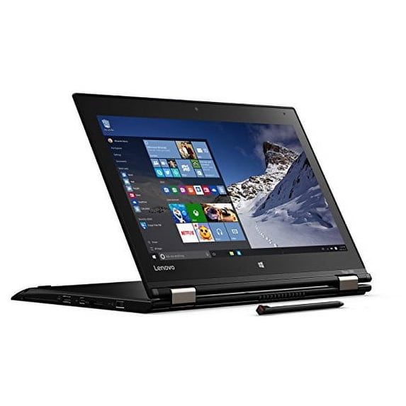 Lenovo Thinkpad Yoga 12.5" Touchscreen 2-in-1 Laptop, Intel, 8GB, 256GB SSD, Black