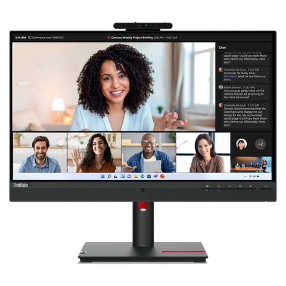 Lenovo Thinkvision T24Mv-30 23.8" Monitor 1920x1080 1HDMI 5USB 2DP 250Nit 75Hz