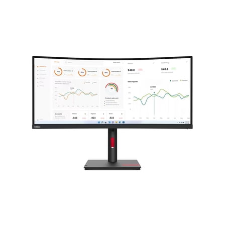 Lenovo Thinkvision T34W-30 34" Monitor 3440x1440 60Hz 350 Nits VESA