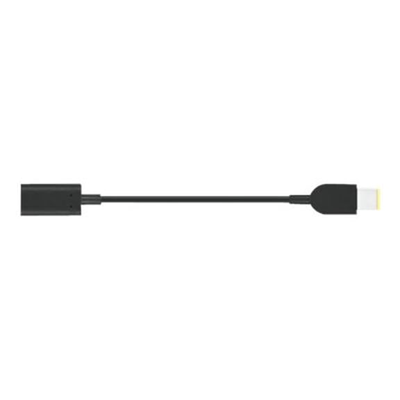 Lenovo USB-C to Slim-tip Cable Adapter - For USB Device - Black