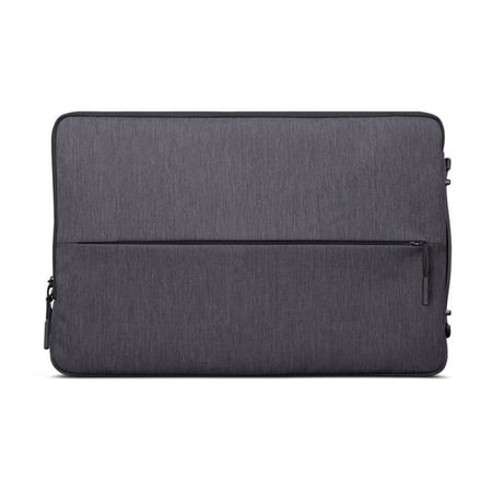 Lenovo Urban Carrying Case (Sleeve) for 14" Notebook - Charcoal Gray - Water Resistant, Drop Resistant, Scratch Resistant, Anti-slip - Polyester Fabric Body - 10" Height x 14.7" Width x 1.2" Depth ...