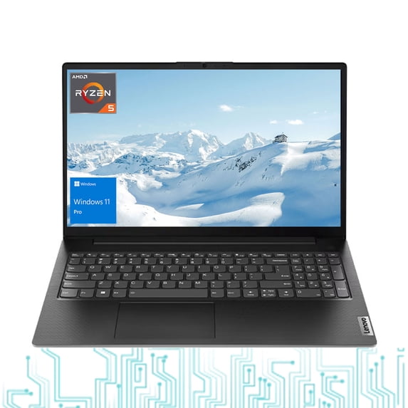 Lenovo V-Series V15 Gen 4 Business Laptop, 15.6" FHD Display, AMD Ryzen 5 5500U, 16GB RAM, 1TB SSD, Wi-Fi 6, Webcam, HDMI, RJ-45, Windows 11 Pro, Black
