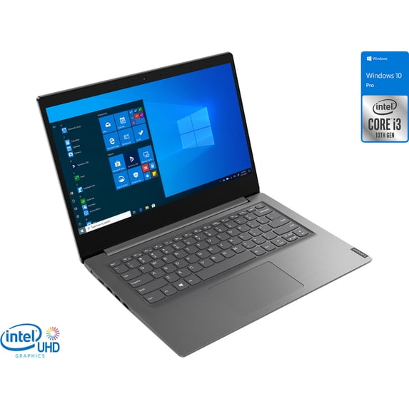 Lenovo V14 Laptop, 14" FHD Display, Intel Core i3-1005G1 Upto 3.4GHz, 4GB RAM, 128GB NVMe SSD, HDMI, Card Reader, Wi-Fi, Bluetooth, Windows 10 Pro (82C4S0F400)