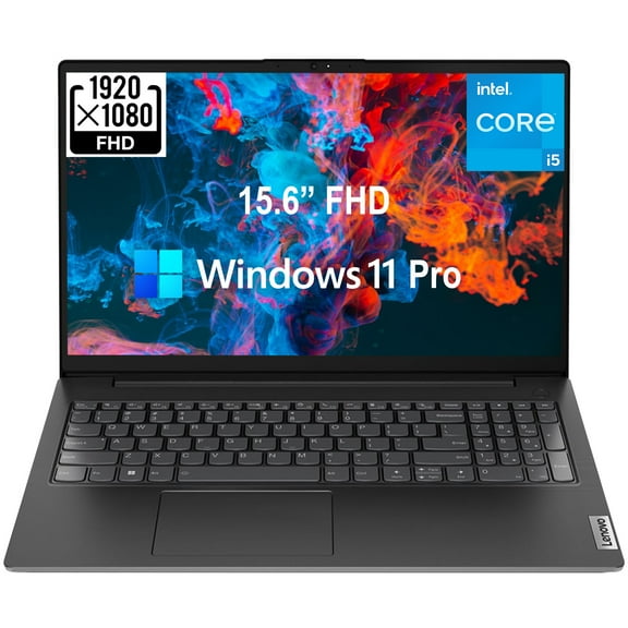 Lenovo V15 G4 15.6" FHD Business Student Laptop, Intel Core i5-13420H, 16GB RAM, 512GB SSD, NumPad, Wi-Fi 6, Webcam, RJ-45, Windows 11 Pro, Black