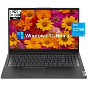 Lenovo V15 G4 15.6" FHD Laptop,Intel Core i5-13420H Beat i7-1255U, 16GB RAM, 512GB SSD, Wi-Fi 6, Webcam, RJ-45, Windows 11 Home, Black