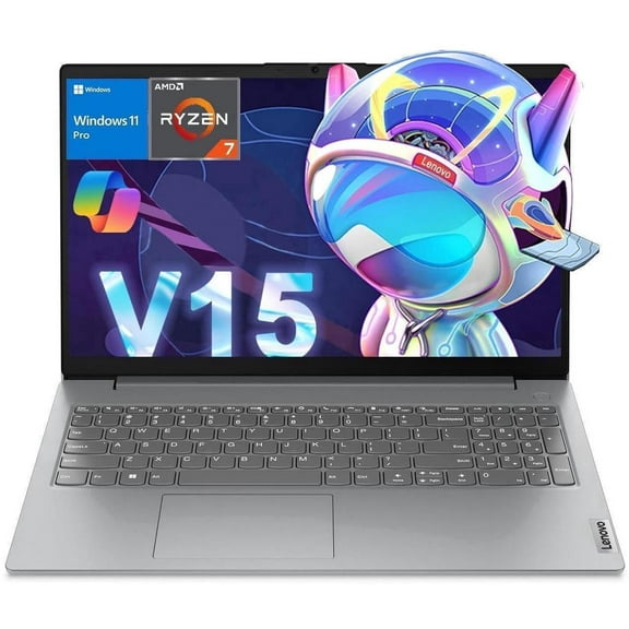 Lenovo V15 15.6" FHD Laptop, AMD Ryzen 7 7730U, 16GB, 512GB SSD