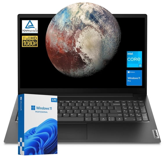 Lenovo V15 Business Laptop | Intel i3-1215U(>Ryzen 5 7520U) Processor | 15.6" FHD (1920 x 1080) | 36GB RAM | 2TB PCIe SSD | Ethernet RJ-45 | Military Durability | Windows 11 Pro&Home