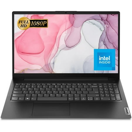 Lenovo V15 G2 Laptop, 15.6" FHD Screen, Intel Dual-core N4500 Processor (Beat i3-1005G1), 8GB RAM, 512GB SSD, Webcam, HDMI, Wi-Fi, Windows 11 Home, Black