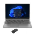 thumbnail image 1 of Lenovo V15 G3 Home/Business Laptop (Intel i3-1215U 6-Core, 15.6in 60 Hz Full HD (1920x1080), Intel UHD, 8GB RAM, 1TB PCIe SSD, Wifi, Webcam, Bluetooth, Win 11 Pro) with USB-C Dock, 1 of 7