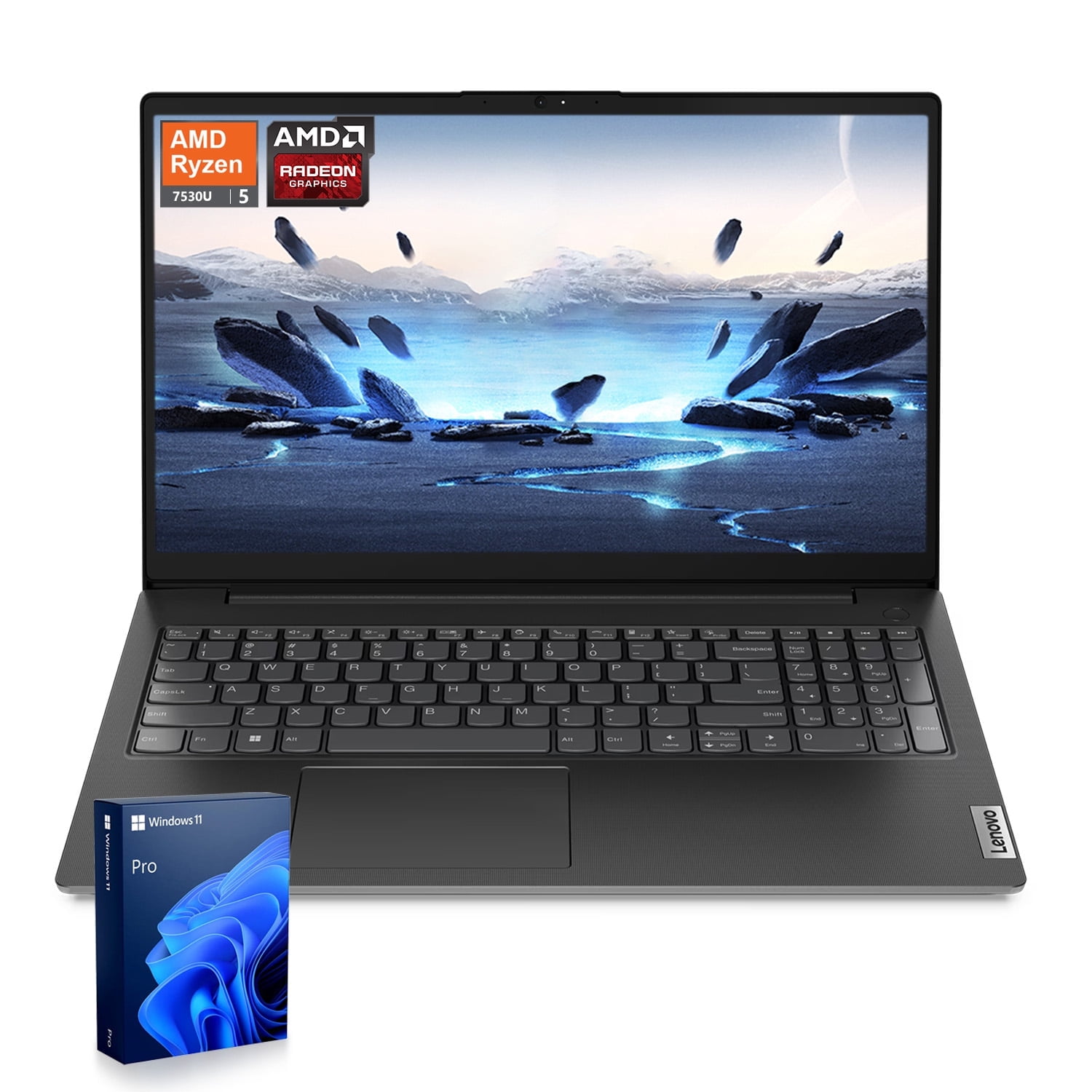 Lenovo -  新品 Lenovo V15 Ryzen5 7530U 512G 16G IPS Amazon.com: Lenovo V15 Laptop, 15.6